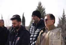 گزارش تصویری مراسم غبار روبی مزار شهدا